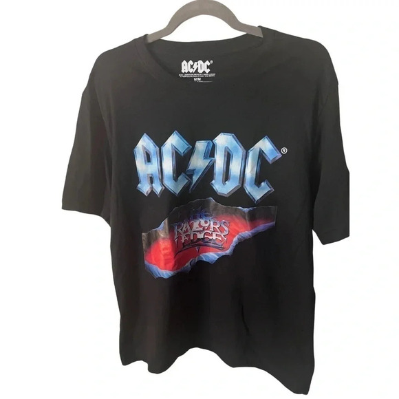 Official Merch | AC/DC "The  Razors Edge" Crew Neck Band Tee | Size M - Picture 1 of 5